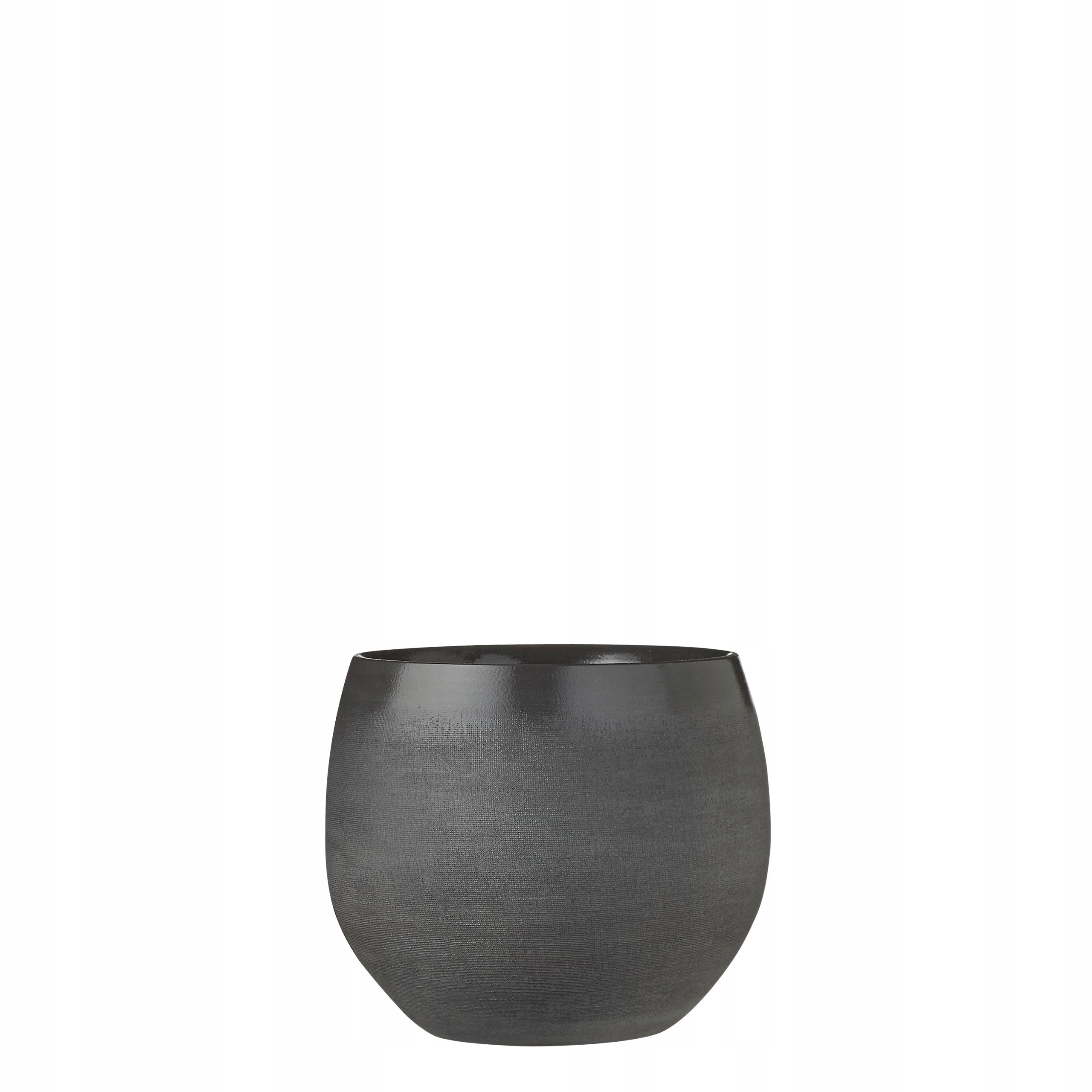 Edelman kvetináč 20 cm x 20 x 18 cm keramika odtiene sivej a striebornej